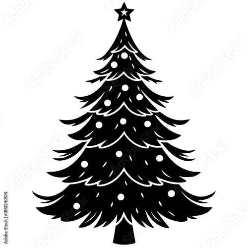christmas tree vector