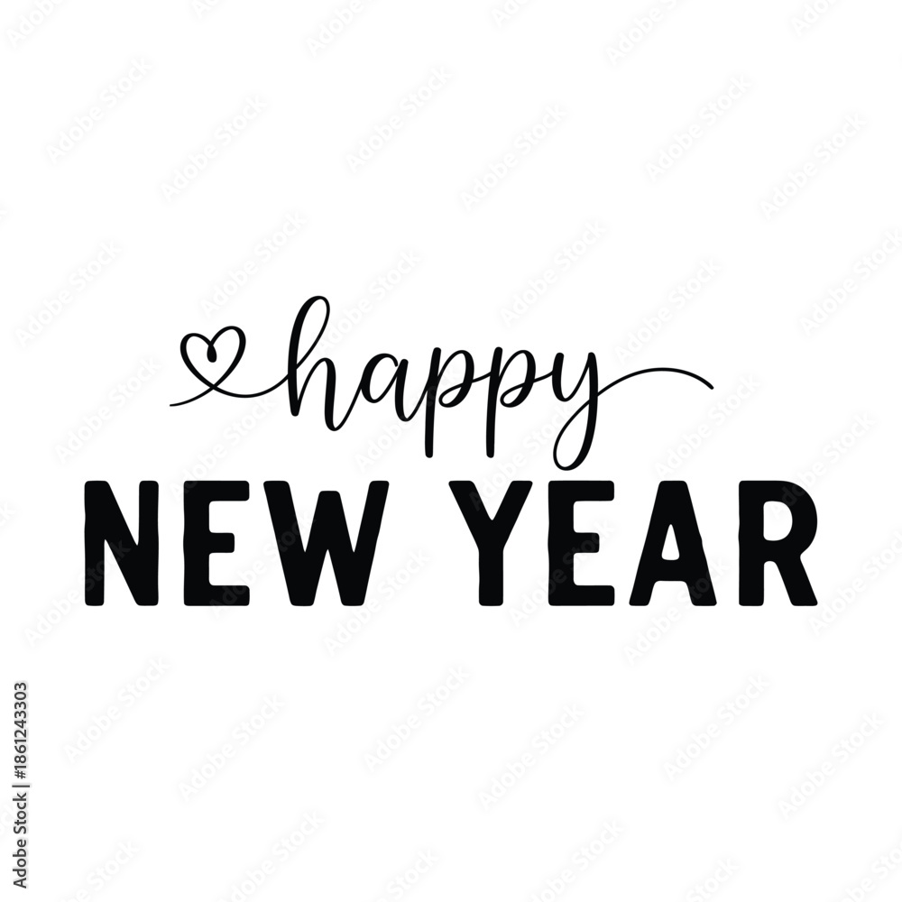 Obraz premium Happy New Year