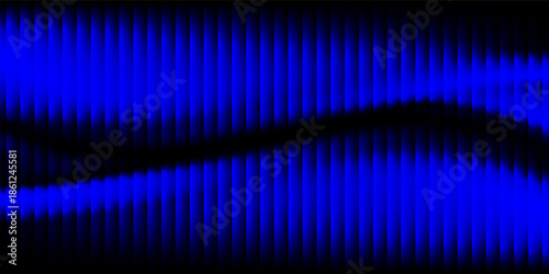Closed silky luxury blue curtain stage background spotlight beam illuminated. Theatrical drapes. modern eps 10