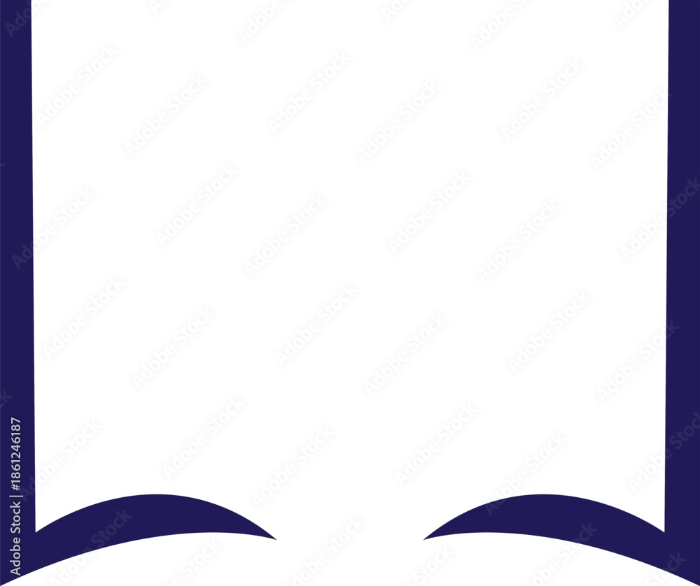 Obraz premium a blue book vector design