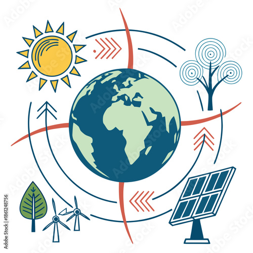 Renewable energy sources for sustainable earth