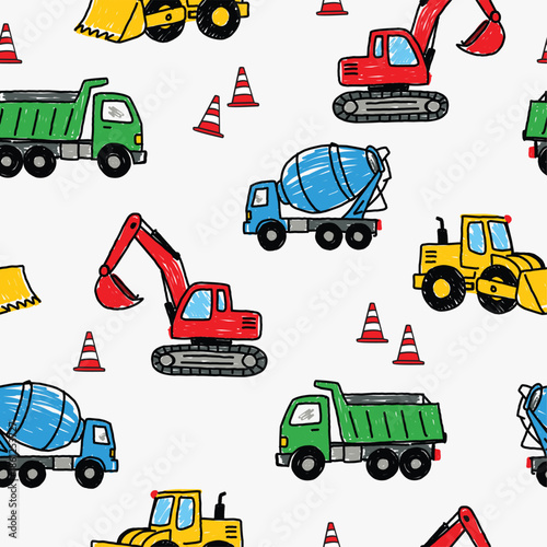 Playful Construction Site Equipment Art