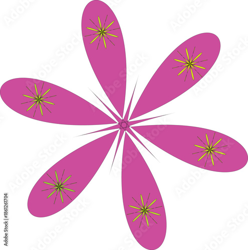 Abstract Flower Background Design