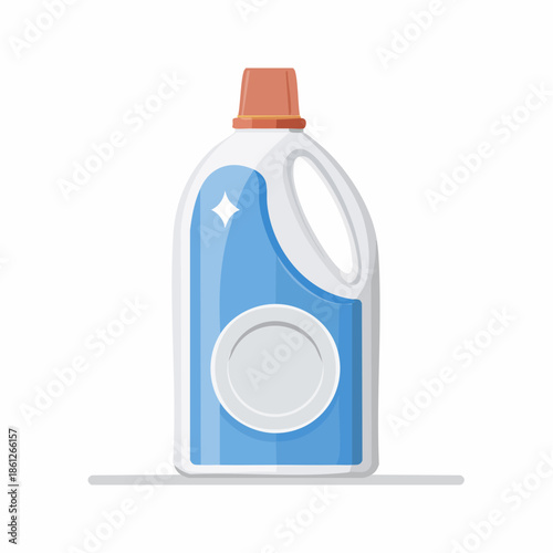 Laundry Detergent Liquid Soap Bottle Container Product for Cleaning and Washing Clothes