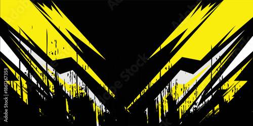 Background car decal warp design vector