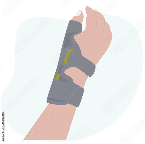 broken finger. finger splint first aid and injury treatment