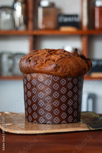Italian panettone dome details
