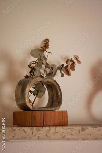 Deco vase on ceramic