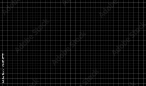 Minimal black grid pattern on black background with thin white lines.