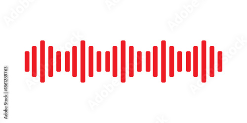 symbol of audio signal icon