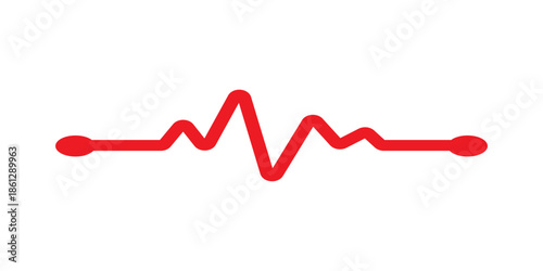 Heart rate graph. Heart beat line. Ecg icon wave. Heart rate pulse, icon medicine. Audio sound radio wave amplitude spikes vector design and illustration.