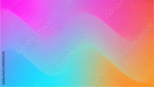 Vibrant Rainbow Colored Waves Blending Together in a Mesmerizing Display of Colorful Patterns and Shapes