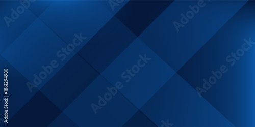 Dark Blue Geometric Gradient Background. The overlapping forms create depth and a modern, professional aesthetic, ideal for corporate branding, technology themes, and digital interfaces.