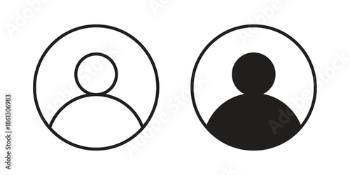 Log in icons Symbol, logo illustration. icon concept for web design