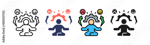 Emotional Control multiple icon