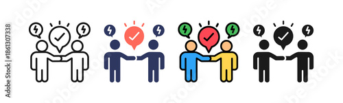 Conflict Resolution multiple icon