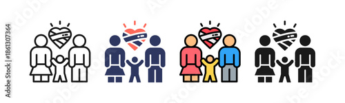 Compassion multiple icon