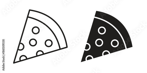 Pizza icons Symbol, logo illustration. icon concept for web design
