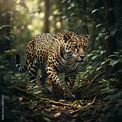 jaguar in the zoo