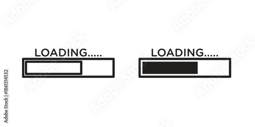 Loading icons logo design, Pictogram Icons