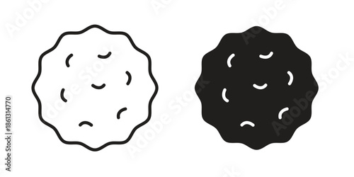 Massage ball icons logo design, Pictogram Icons