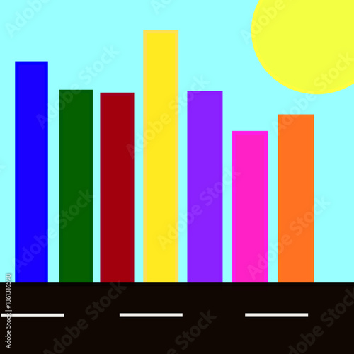 colorful bar chart