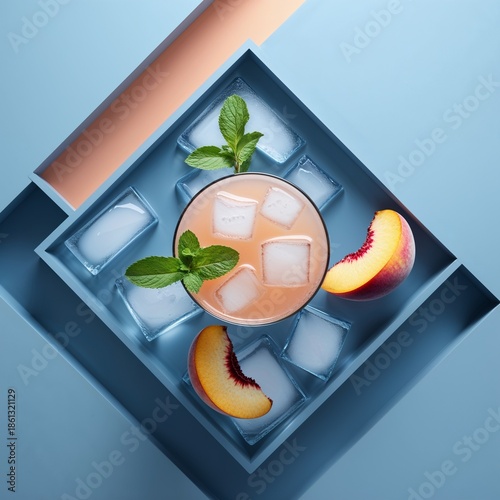 hand holding a plate with fresh salad