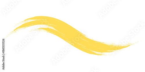 Hand drawn yellow color ink paint brush strokes isolated text design quote or text information. Graphic elements painted for text information, ads, offer, big, splatter stains, paintbrush, overlay