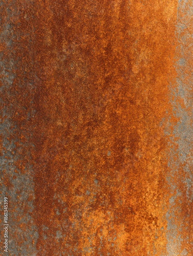 Wallpaper Mural Weathered Rust Texture: An abstract shot reveals a stunning display of textures and hues of weathered iron, with warm rust tones merging seamlessly with cool gray undertones.  Torontodigital.ca