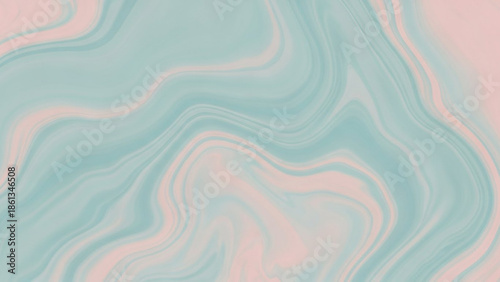 A beautiful abstract design with swirling patterns of blue and pink hues on a soft pastel colored background