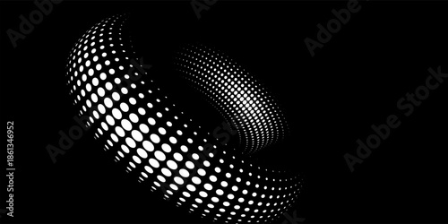 abstract background with glowing circles. Swirl circular lines pattern. Geometric spiral. Twirl element. Modern graphic design. Futuristic technology concept.