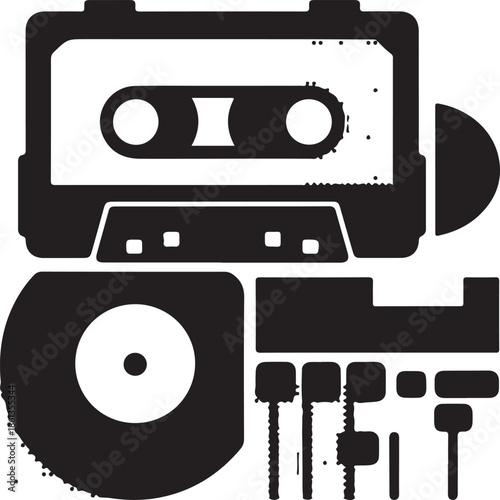 Vintage music formats and tools