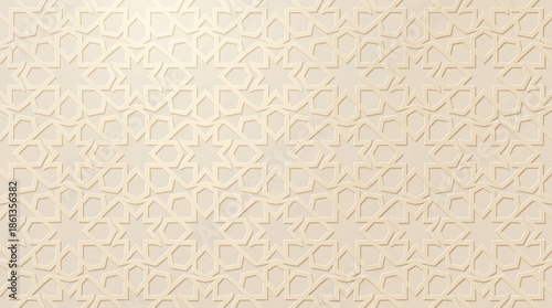 Minimal Eid al-Fitr 2026 Islamic Geometric Pattern Background