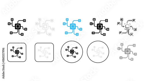Central processing unit with connected components