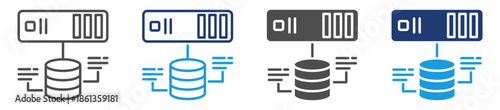 database control icon sheet multiple style