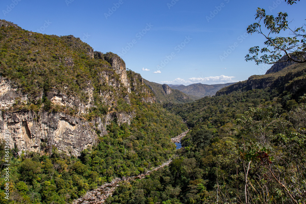 Naklejka premium River at the Chapada dos Veadeiros National Park