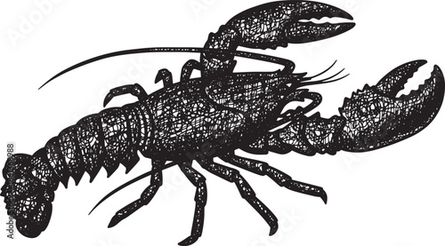 Detailed illustration of a scorpion isolated on transparent background