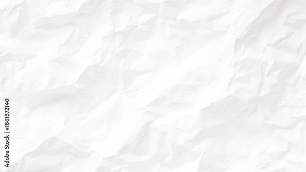Obraz premium white crumpled paper texture background