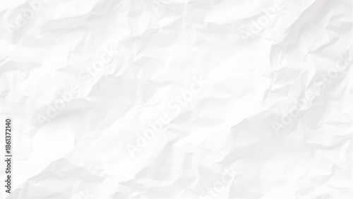 white crumpled paper texture background