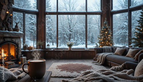 fireplace in the living room