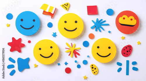 Playful Patterned Faces