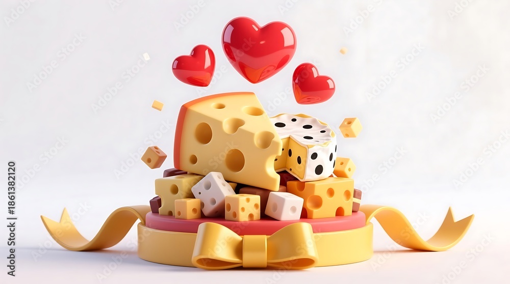 Obraz premium dairy lovers, cheese lovers