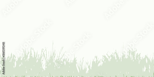 A simple image depicting a patch of green grass against a white background