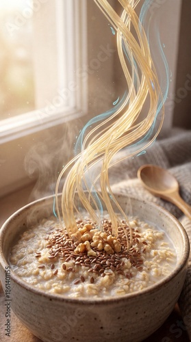 A mouthwatering bowl of oat...