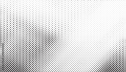 Halftone background vector, abstract backdrop design with two tone pattern and copy space for edit your content