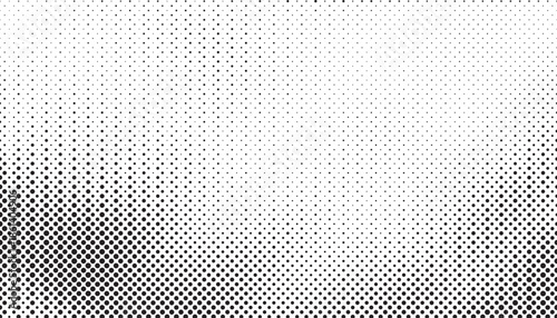 Halftone background vector, abstract backdrop design with two tone pattern and copy space for edit your content