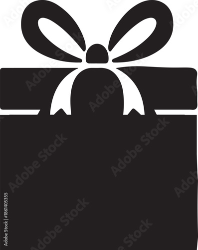Gift box with ribbon and bow