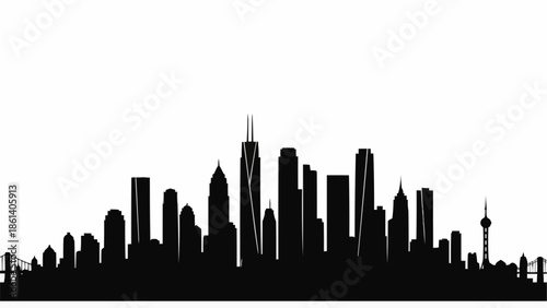 city skyline vector