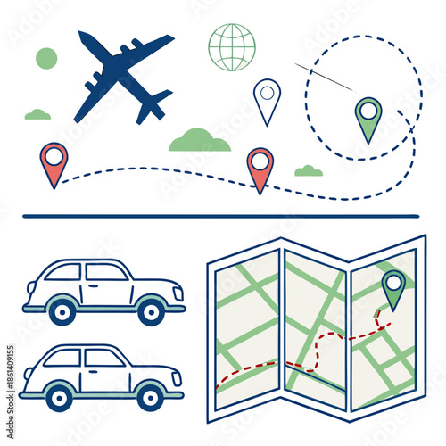 Various modes of travel and navigation