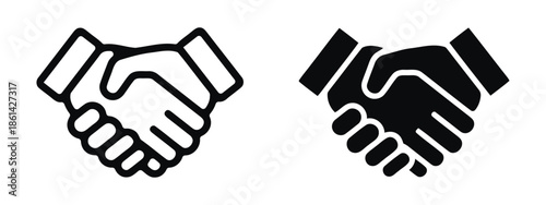 Handshake symbols Vector